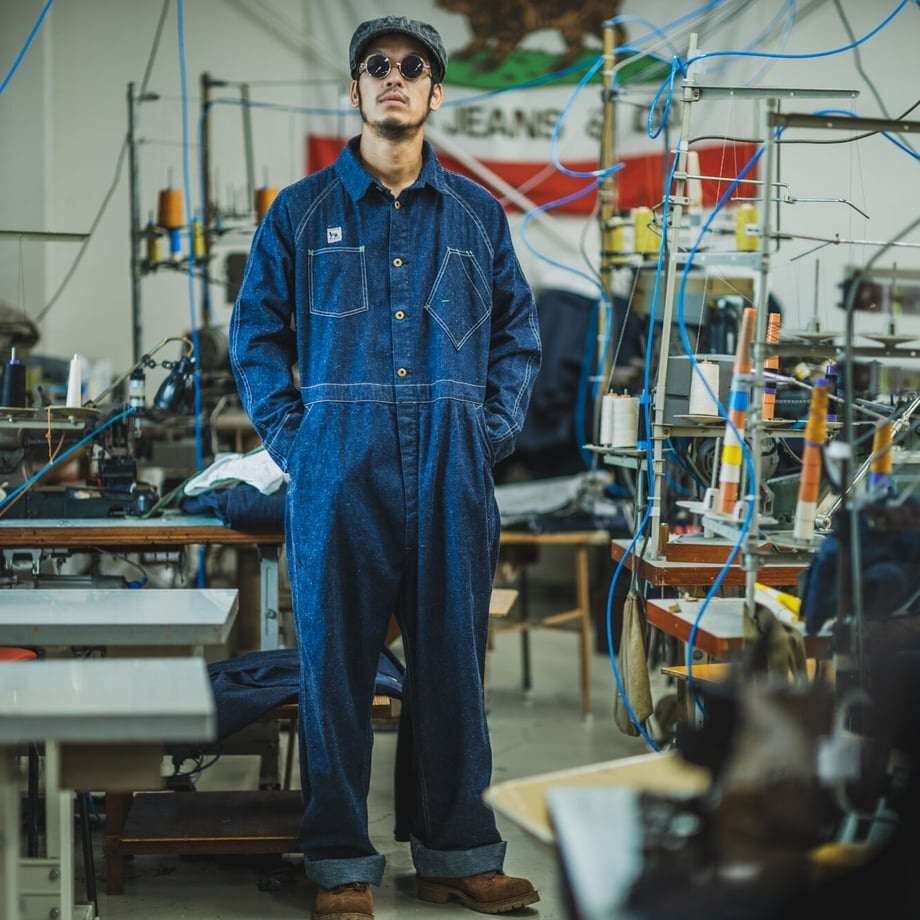 DENIMIO | TCB 11.87oz Black Cat Crew Suit