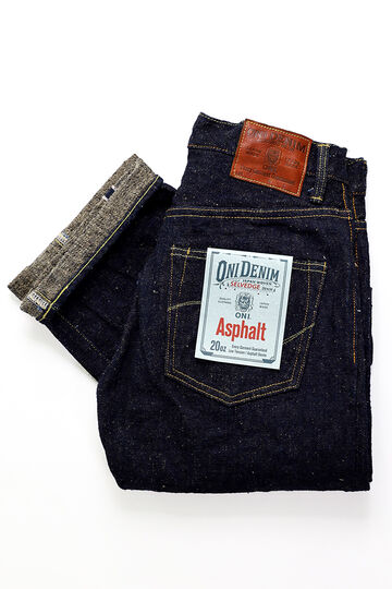 ONI266-Asphalt 20oz Asphalt Denim Relax Straight,, small image number 0