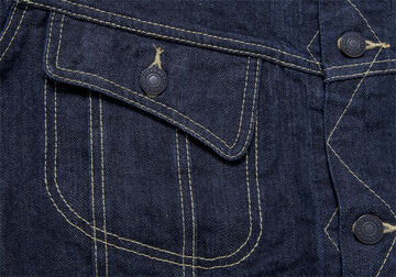 D4557 14oz Western Denim Jacket-One Wash-38,, small image number 6