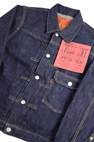 2107W-20 13.7oz Type 1 Denim Jacket (One Wash)-One Wash-42,, small image number 3