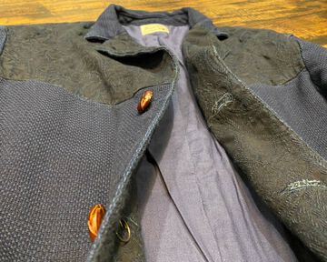 GZ-PIDTRJK-0310 Switching Tailored Jacket Paisley &times; SASHIKO,, small image number 5