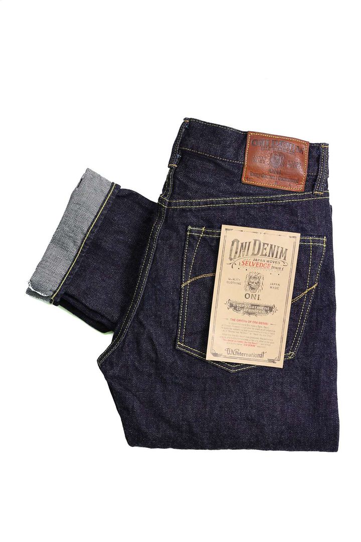 ONI246 15oz Low Tension Selvedge Denim Neat Straight,, medium