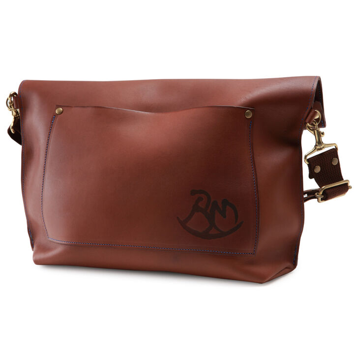 PAILOT RIVER PR-OVNM-SBW (REDMOON) Shoulder Bag PR-OVNM-SBW (Oil Leather Black
 Oil Leather Red Brown
 Oil Leather Dark Brown
 Oil Leather Camel Brown),OIL LEATHER RED BROWN, medium image number 5