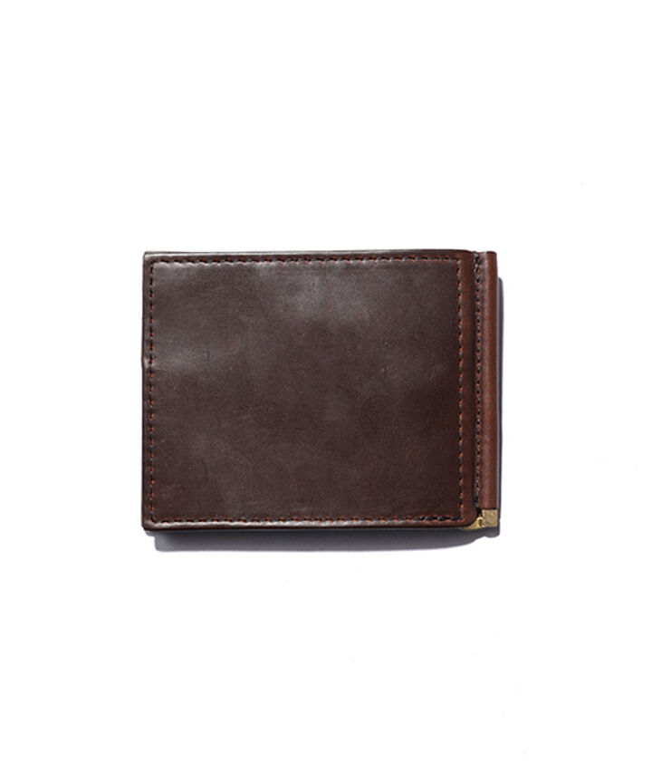 ME113H HORWEEN CHROMEXCEL LEATHER MONEY CLIP WALLET(2 COLORS),BROWN, medium image number 2