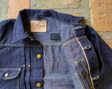 GZ-111MJ-0301 JEAN JACKET GZ111MJ - 16OZ Left-woven,, small image number 6
