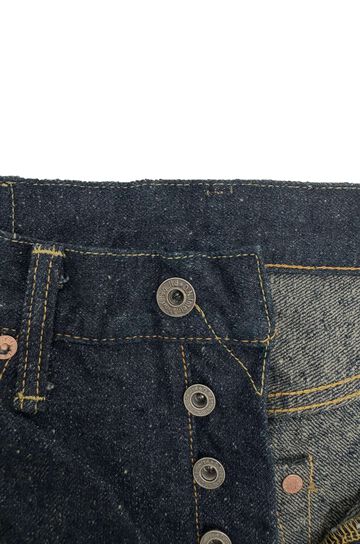 ONI246CCD-GOLV 15oz Crushed Concrete Denim Weft: Grayish Olive Kabuki Selvedge Neat Straight,, small image number 4