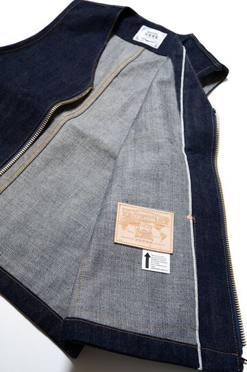 XX602Z (000) "XXXX-EXTRA" ZIP UP VEST 15.8OZ ORGANIC COTTON-Non Wash-XL,, small image number 9