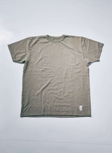 SJST26-106 Aged Cotton Inlay Loopwheel Tee "Pull Against The Current",PURPLE, small image number 6