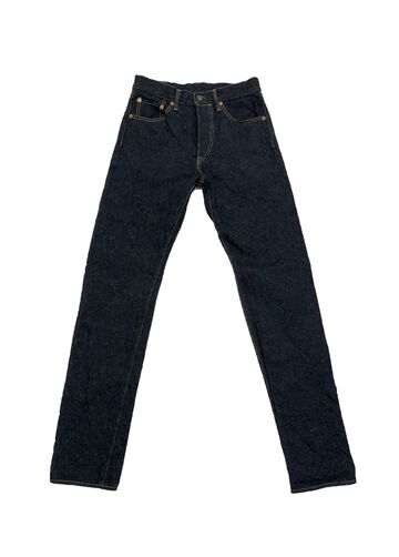 ONI246CCD-GOLV 15oz Crushed Concrete Denim Weft: Grayish Olive Kabuki Selvedge Neat Straight,, small image number 6