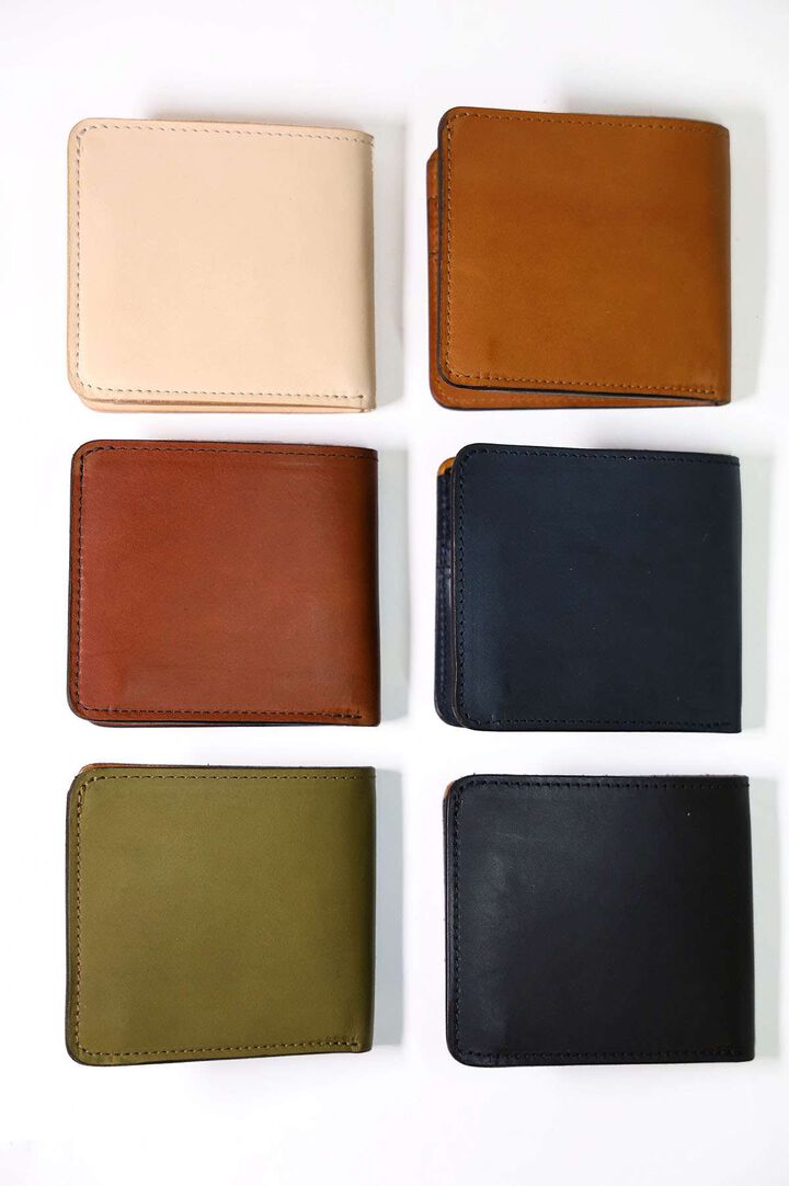 VSC-700 LEATHER VOYAGE SHORT WALLET COIN TYPE MEAL-CAMEL,Meal-Camel, medium image number 6