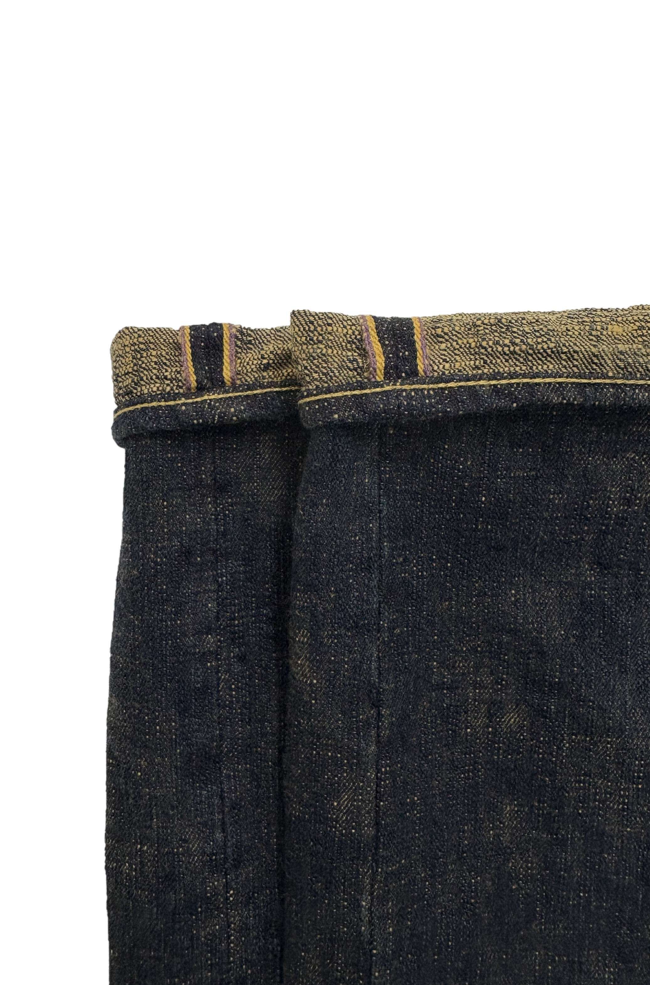 DENIMIO | ONI-277Bumpy-黄土 (Yellowish Brown) 17oz Bumpy Denim