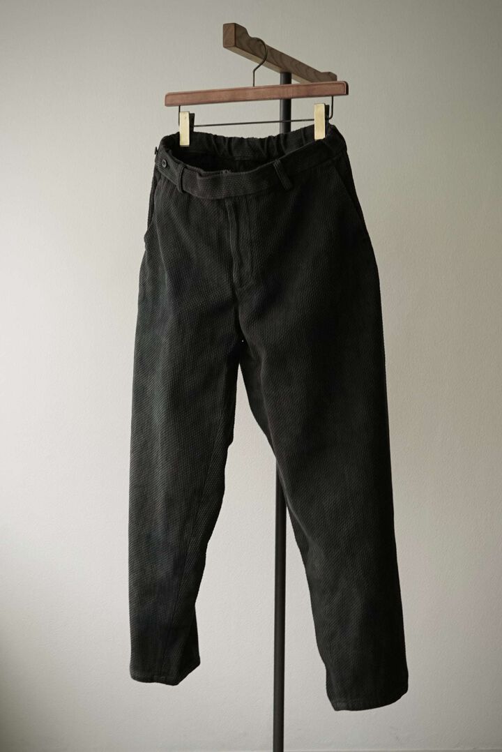 244PT06 Sashiko / Side Seamless Slacks,ANKOKU, medium image number 5
