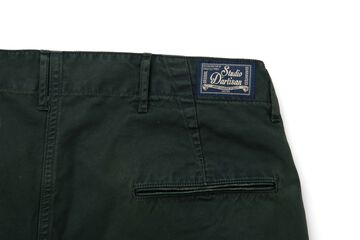 【Pre-Order】1923 Indigo Veiled Chino Trousers,INDIGO x GREEN, small image number 5