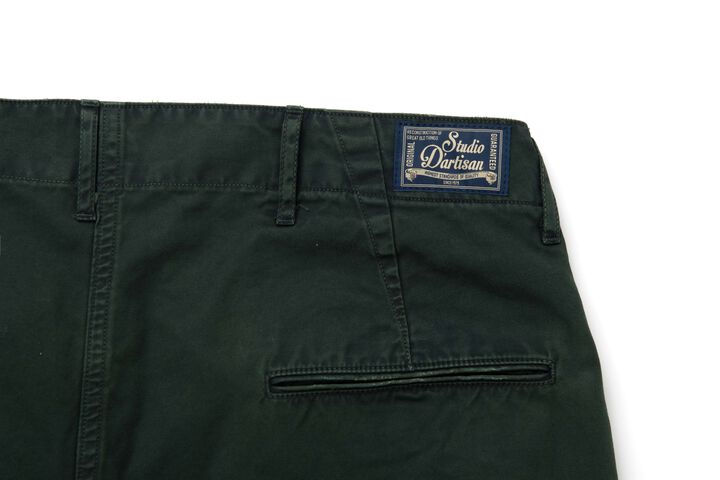 【Pre-Order】1923 Indigo Veiled Chino Trousers,INDIGO x GREEN, medium image number 5