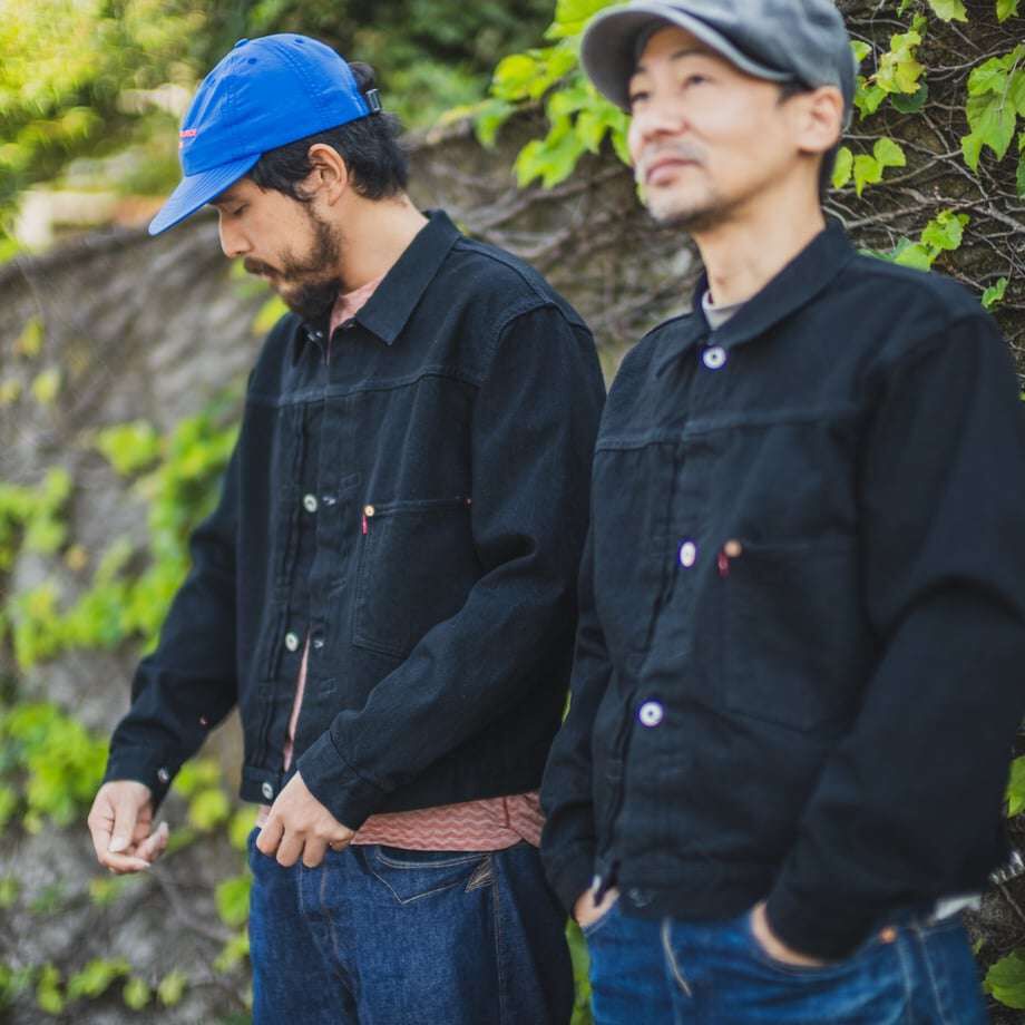 『新品未使用』TCBジーンズ Late S40's Jacket BKBK 42 TCB Late S40's Jacket BKBK 14oz