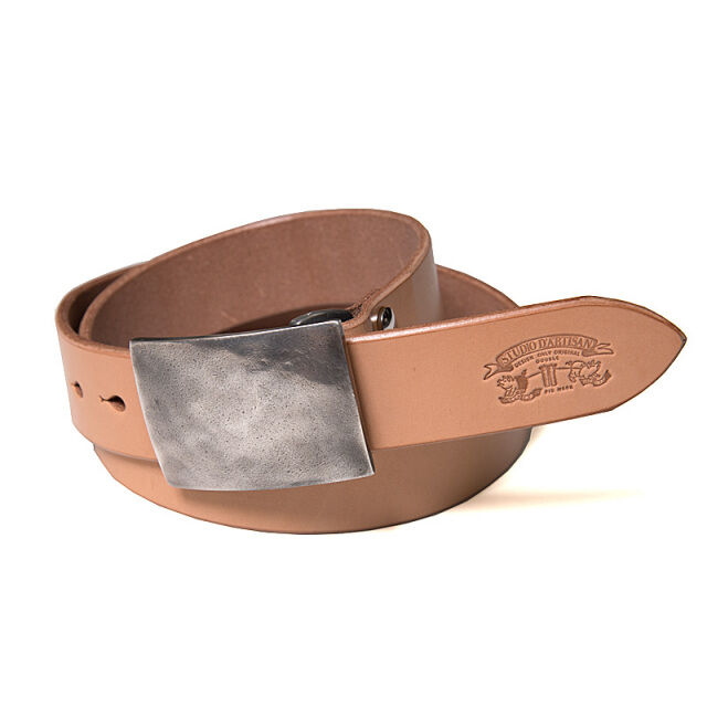 Studio D Artisan B 83 Flat out buckle belt Natural Brown Black