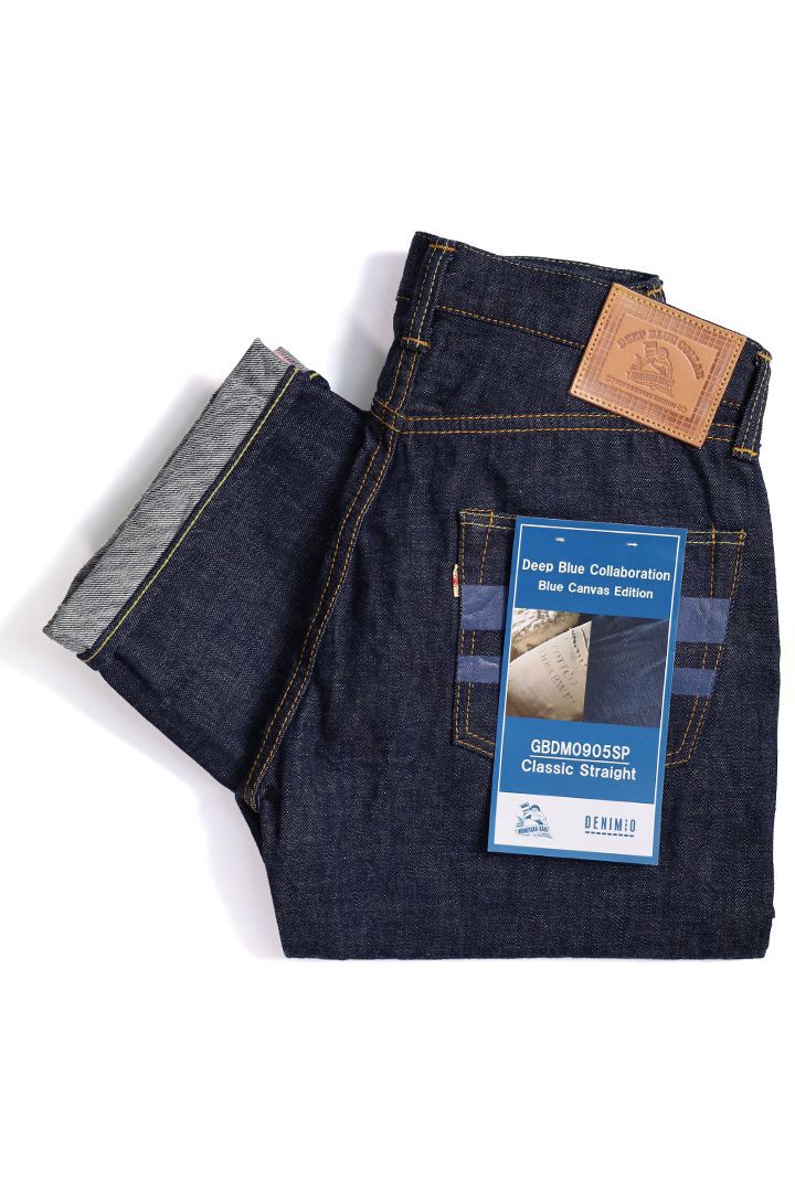 GBDM0905SP MOMOTARO JEANS X DENIMIO LIMITED EDITION 14.7OZ CLASSIC STRAIGHT,, medium