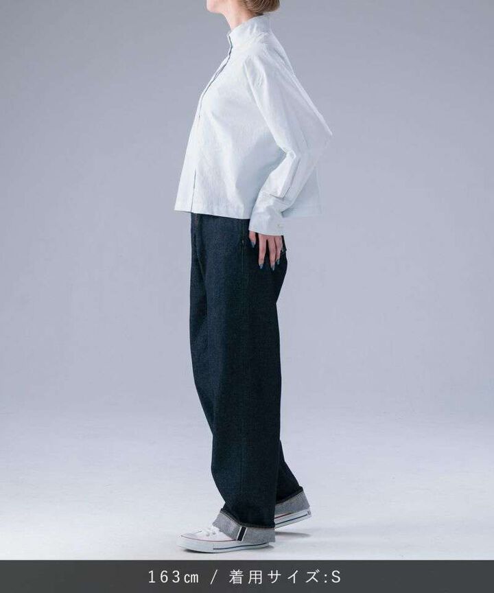 STJE1103 12OZ STRAIGHT JEANS【WOMEN'S】,INDIGO, medium image number 6