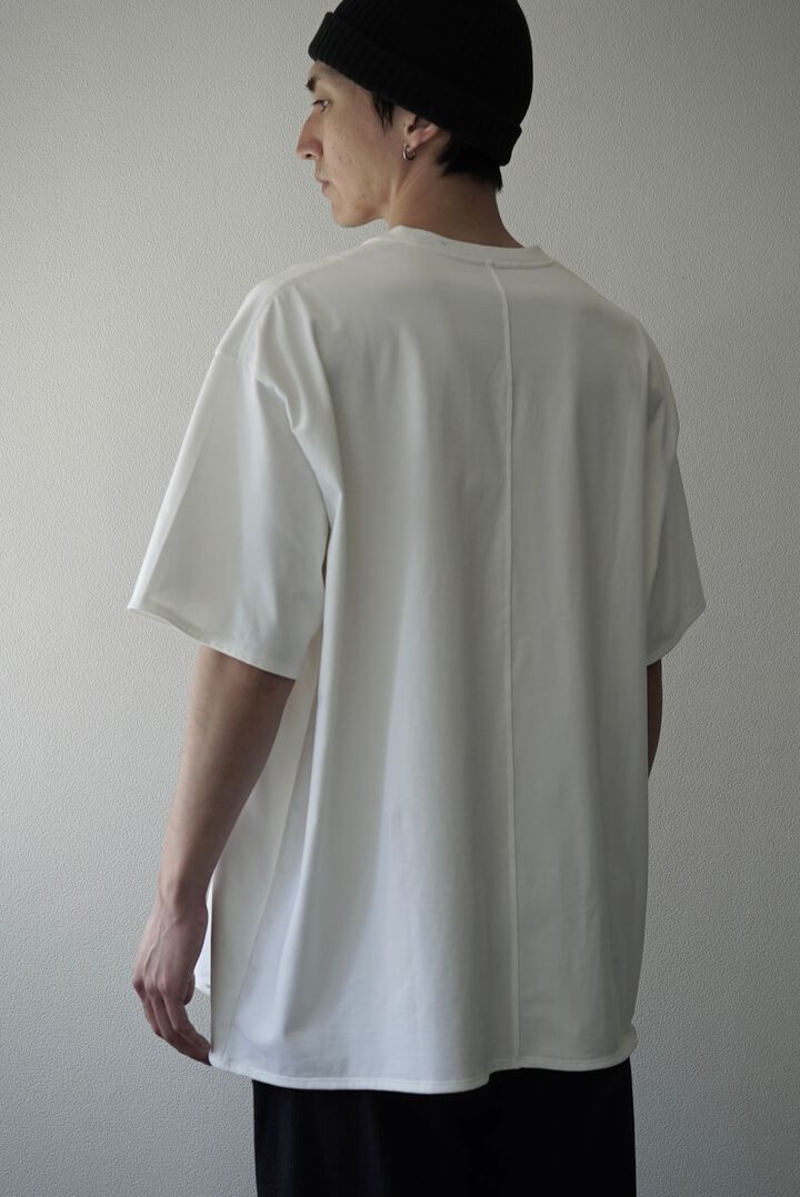 【CAPERTICA】CAP707CS34 Soft Twist Suvin Cotton / Big Tee,WHITE, medium image number 2