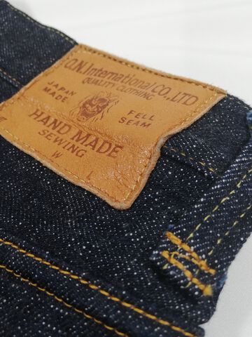 ONI-912HM 14oz Original ONI Fabric Hand-sewn Relax Tapered ,, small image number 12