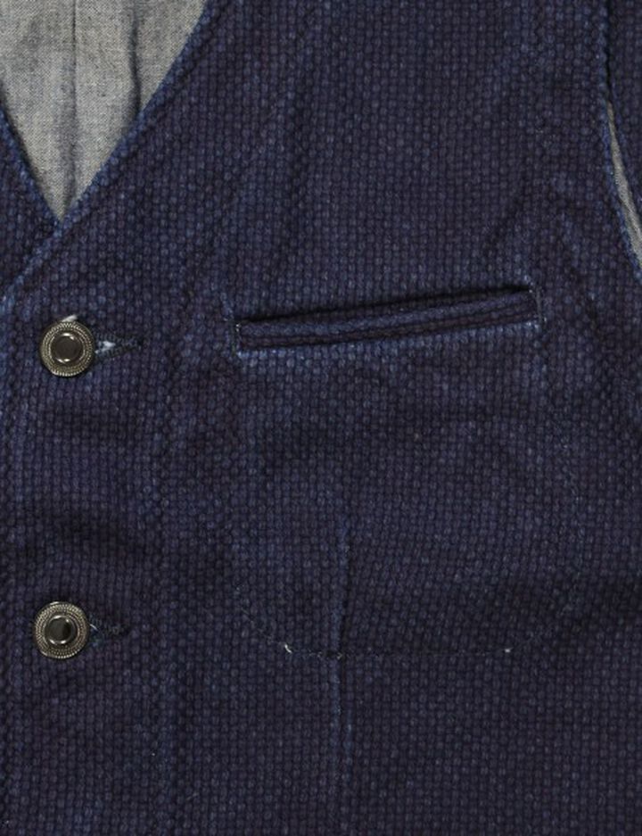 Momotaro Jeans 04-010   Sashiko Vest,, medium image number 4