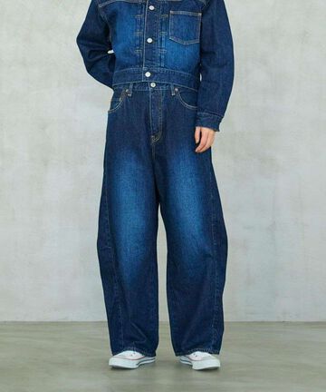 STPT6003 11.5oz PANEL JEANS【WOMEN'S】,LIGHT INDIGO, small image number 0