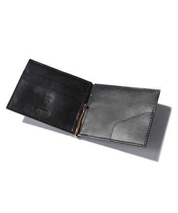 ME113H HORWEEN CHROMEXCEL LEATHER MONEY CLIP WALLET(2 COLORS),BROWN, small image number 0