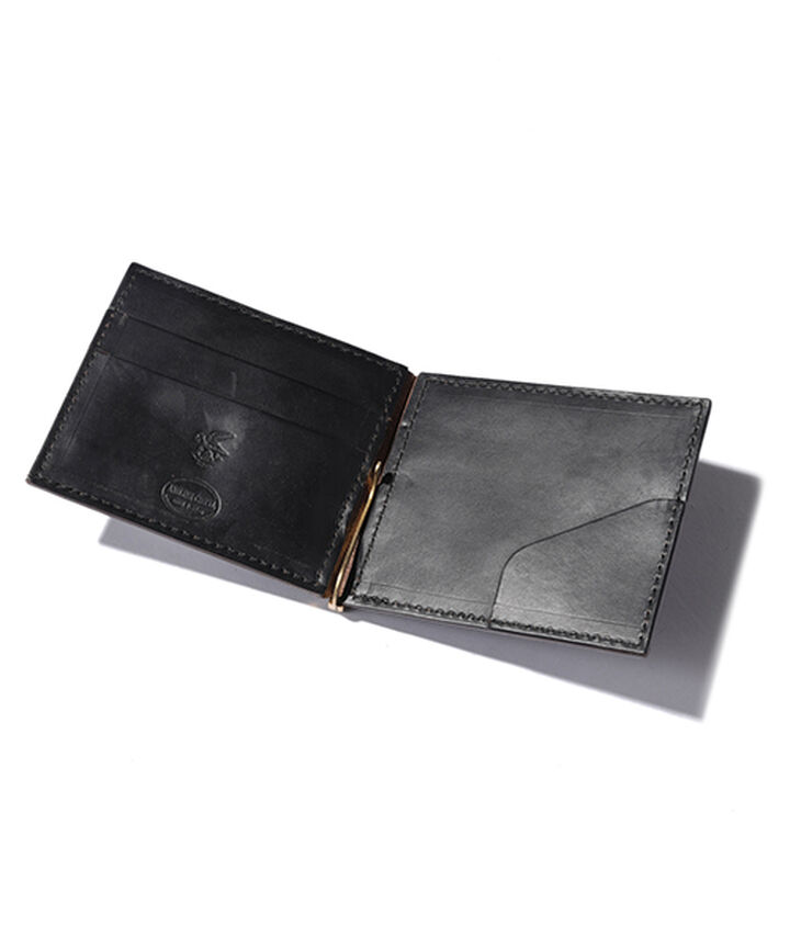 ME113H HORWEEN CHROMEXCEL LEATHER MONEY CLIP WALLET(2 COLORS),BROWN, medium