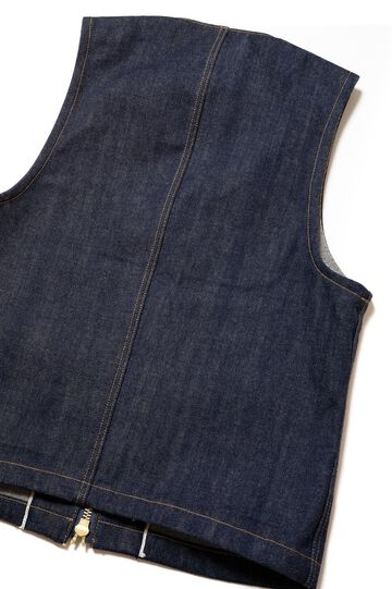 XX602Z (000) "XXXX-EXTRA" ZIP UP VEST 15.8OZ ORGANIC COTTON-Non Wash-XL,, small image number 7