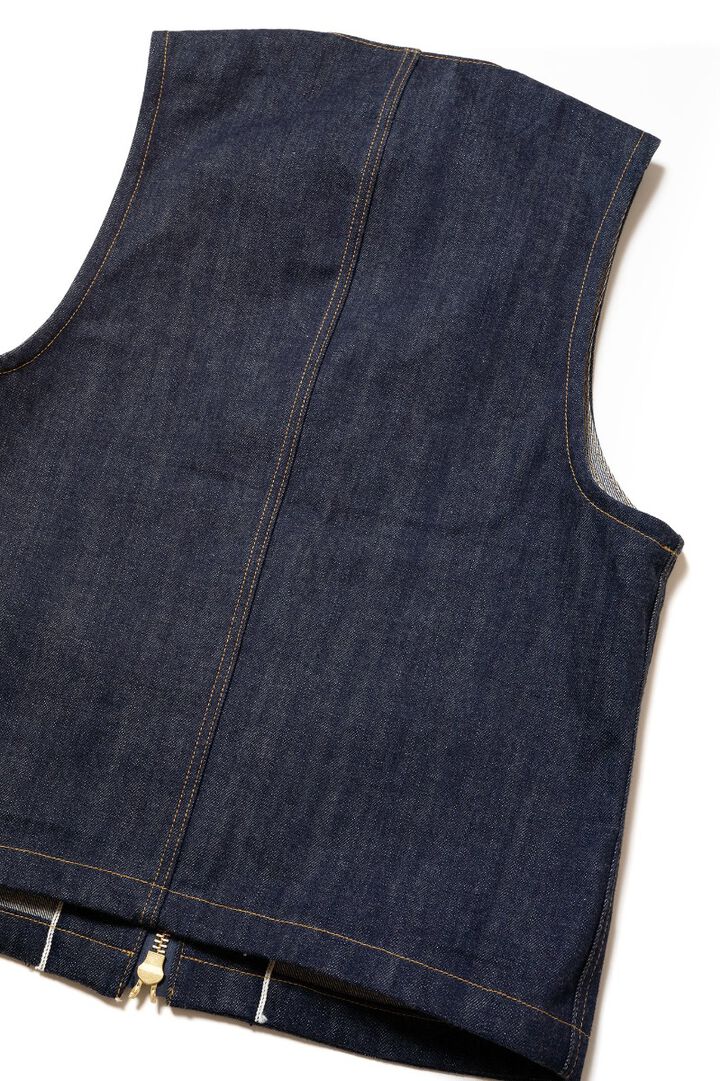 XX602Z (000) "XXXX-EXTRA" ZIP UP VEST 15.8OZ ORGANIC COTTON-Non Wash-XL,, medium image number 7