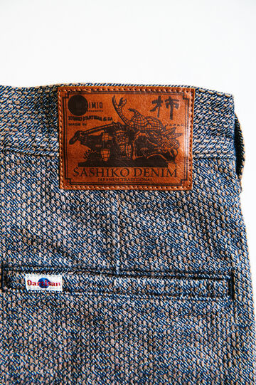 DM007 KAKISHIBU SASHIKO DENIMIOXSDA COLLAB 13OZ 'NEBUTA' SHORTS-28,, small image number 8