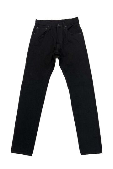 ONI902CCD-BKBK 15oz Crushed Concrete Denim Black x Black Kabuki Selvedge  Highrise Relax Tapered,, small image number 7