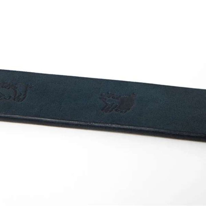 B-82 Indigo Benzureza engraved belt　,, medium image number 2