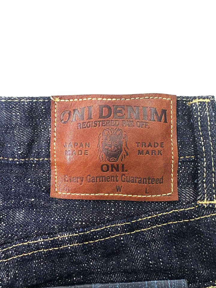 ONI246-KASURI 17oz ONI Kasuri Denim Neat Straight,, medium image number 2