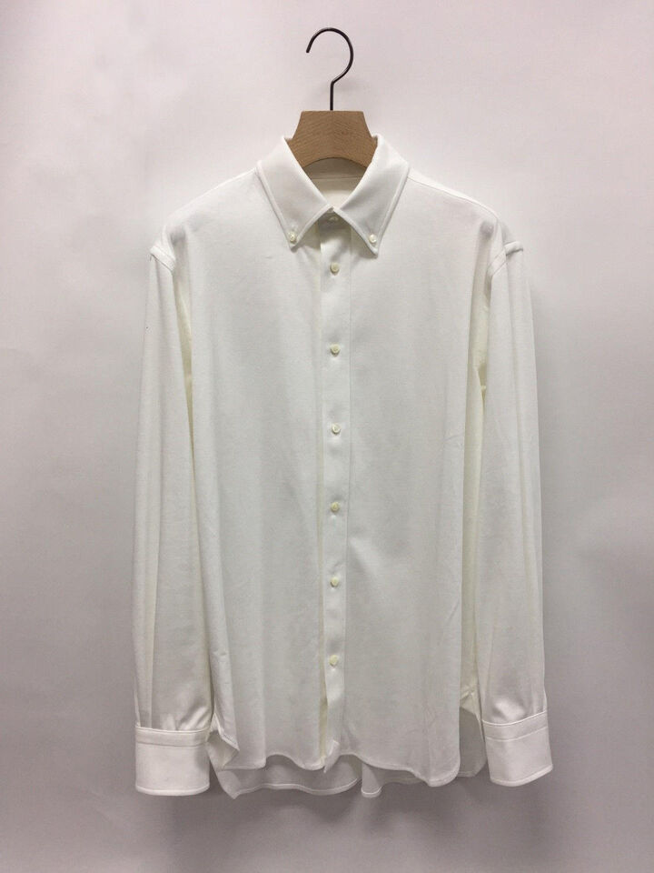 SC-T061-006 Men's techno Lama smooth long-sleeved shirt,WHITE, medium image number 0