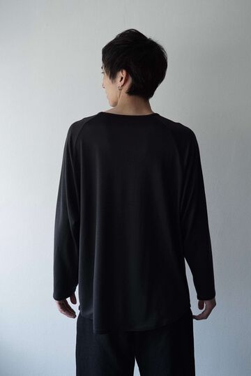 CAP708CS24 Super140s Washable Wool Jersey /Baseball Tee,SHIGOKU-IRO, small image number 3