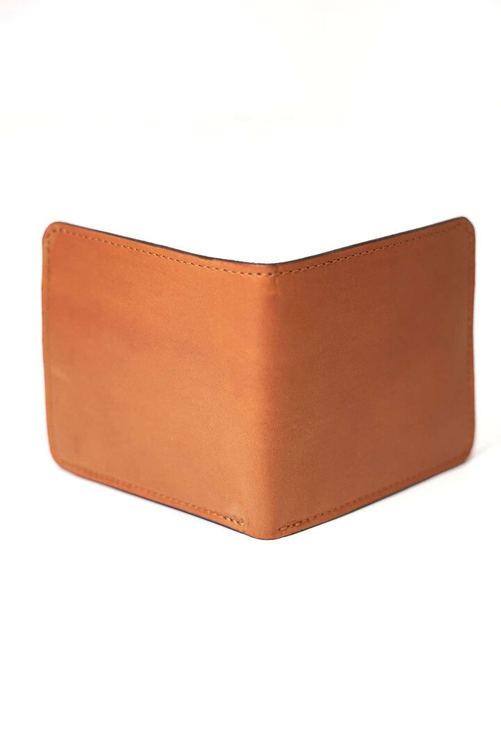 VSC-700 LEATHER VOYAGE SHORT WALLET COIN TYPE MEAL-CAMEL,Meal-Camel, medium image number 1