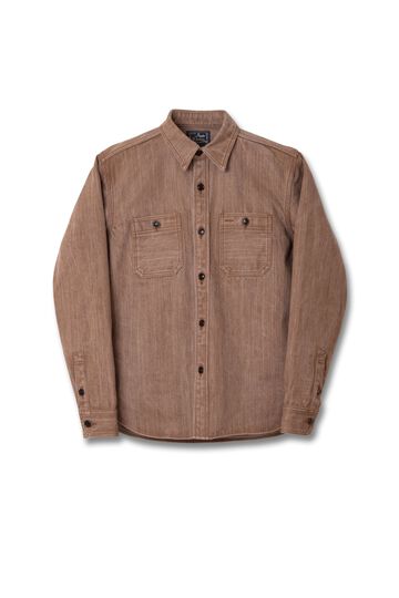 D5732 13oz Kakishibu Denim Shirts,, small image number 0