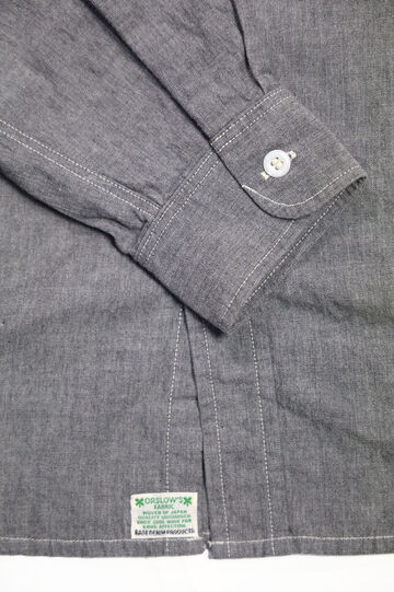 01-8064 Chambray Work Shirt (64 Gray),, small image number 4