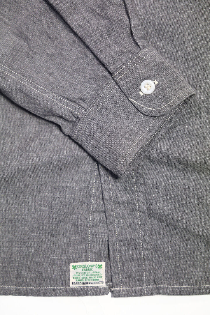01-8064 Chambray Work Shirt (64 Gray),, medium image number 4