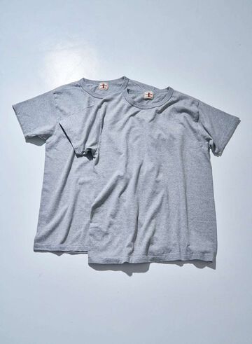 SJ2PST-CREW Crew Neck 2-Pack T-Shirt (6COLORS),GRAY, small image number 0