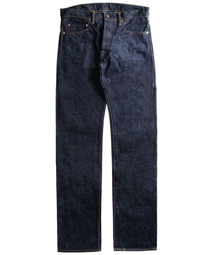 G007-MZ 14.7oz classic indigo tight straight-One Washed-28,, medium image number 2