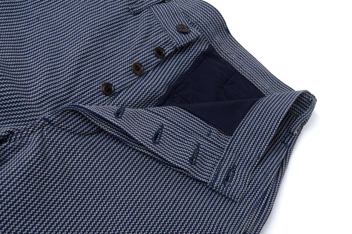 【Pre-Order】1947 Indigo NORAGI Work Trousers Wide Straight,INDIGO STRIPE, medium image number 8