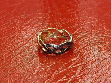 HYO-258 Braid Narrow Ring,, small image number 3
