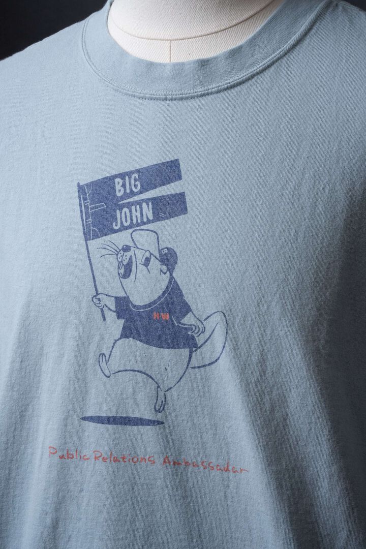 MTE015 Round Body T-shirt "BEAVER PR AMBASSADOR",LIGHT BLUE, medium image number 1