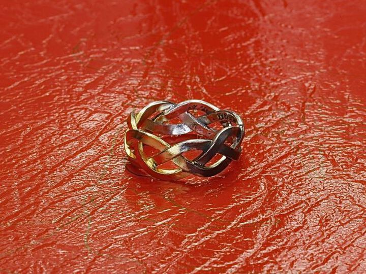 HYO-258 Braid Narrow Ring,, medium image number 0
