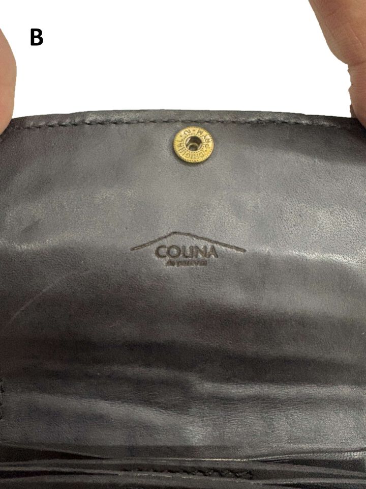 【ISTINTO x COLINA exclusive item】Handmade Leather &times; Croco/ Miniwallet,, medium image number 3