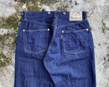 GZ-13LST-C01 13OZ Loose Straight Jeans D.ID-One Washed-30,, small image number 3