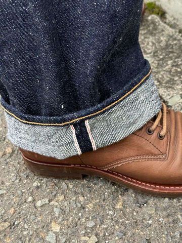 M1012RC (001) 16OZ GR LABEL WILD DUCK JEANS (WIDE STRAIGHT),, small image number 6