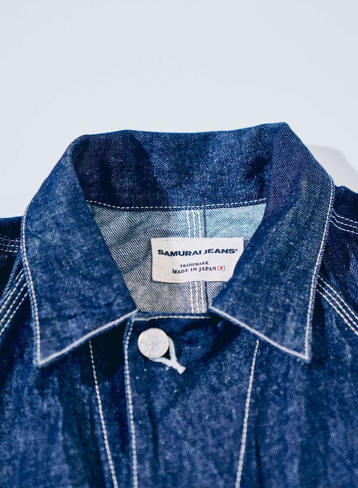 SJCA-SC01 10oz Samurai Cotton Denim Coverall,, medium image number 4